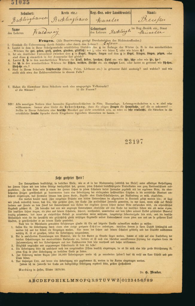Wenkerbogen 23197 (Recklinghausen) - Seite 2